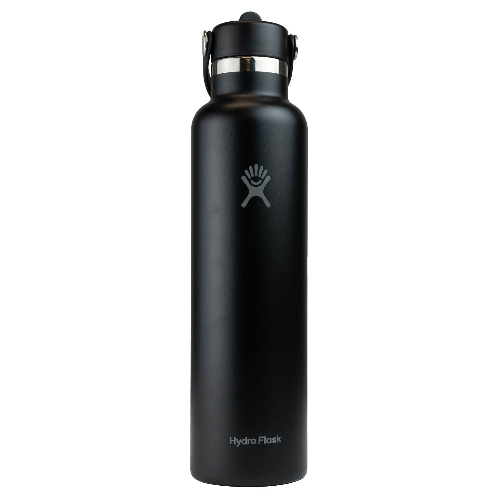 Hydro Flask 24oz (約700ml) ステンレスボトル ブラック U-State Standard Mouth Flex Straw Lid Hydro Flask - 24 Oz. | Utah